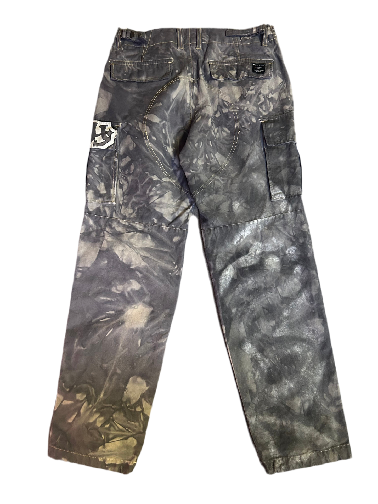1of1 Grey-Tan Washed Cargo Pants