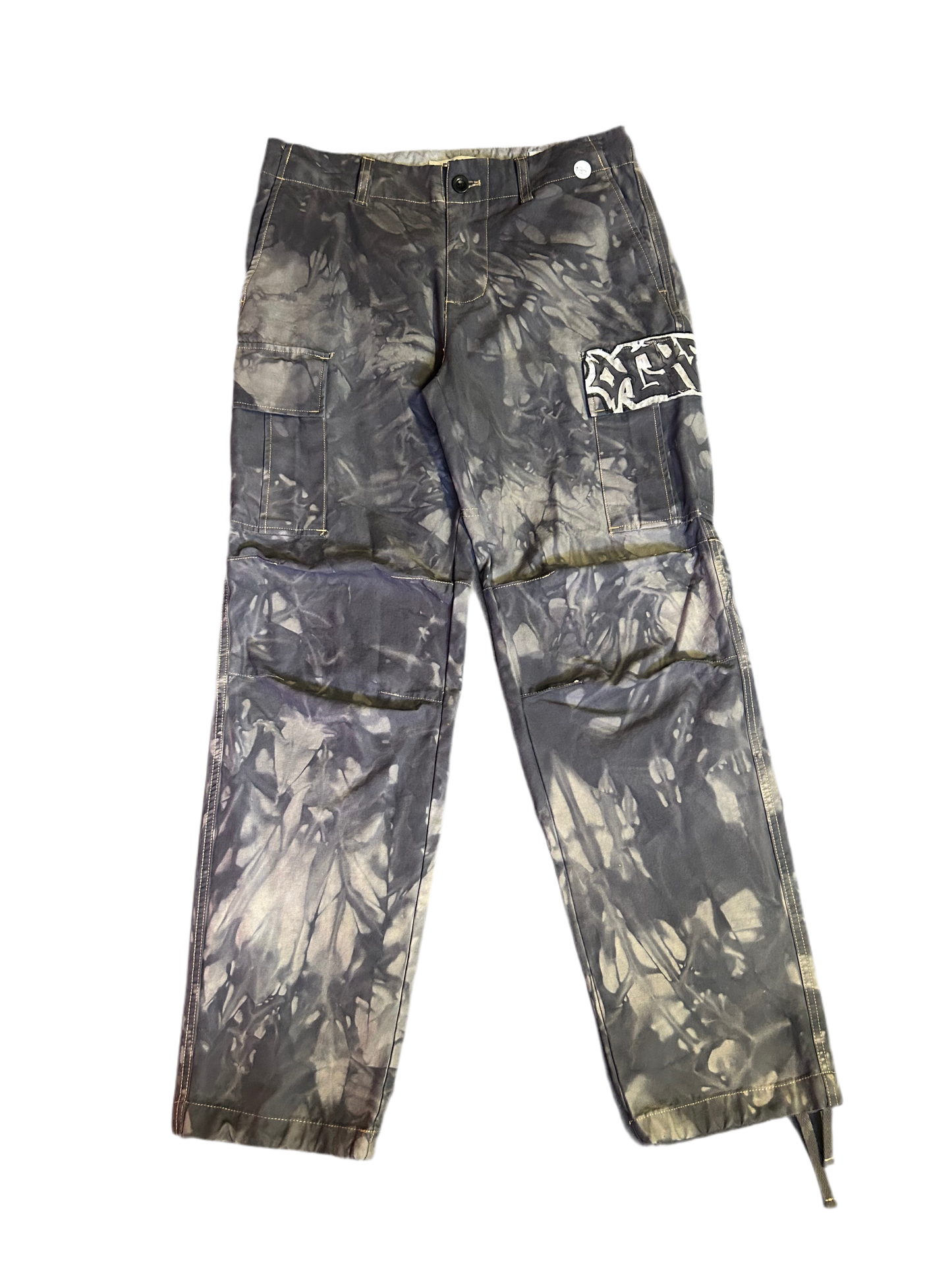 1of1 Grey-Tan Washed Cargo Pants