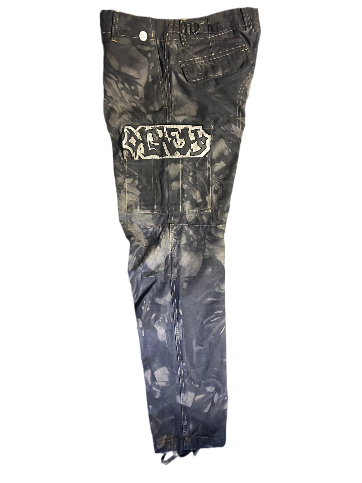 1of1 Grey-Tan Washed Cargo Pants